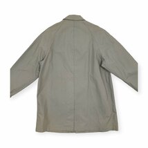 BIGLIDUE ビリドゥーエ コットン ステンカラーコート ジャケット サイズ 48/メンズ/グレー ライカ_画像6