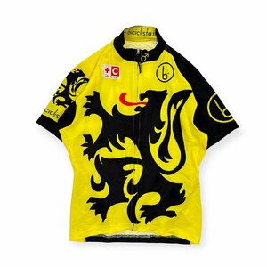 biciclistabichi Chris ta Dragon Zip cycling cycle short sleeves jersey S/ yellow black group road bike cross bike 