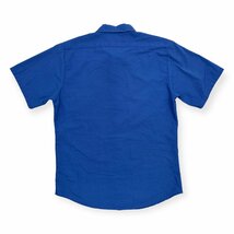 RED KAP レッドキャップ ワッペン付き 半袖 ワークシャツ L-SS /ブルー/メンズ/アメカジ/ビンテージ_画像7