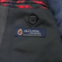 The DUFFER of St.GEORGE ザ ダファー オブ セントジョージ テーラードジャケット ブレザー M/グレー/メンズ/日本製_画像7