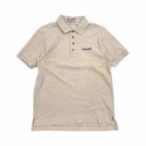  Golf *Paradiso Paradiso Logo вышивка короткий рукав хлопок рубашка-поло рубашка M размер / оттенок бежевого / мужской спорт 