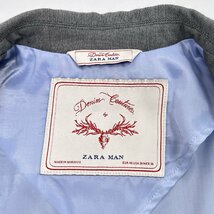 ZARA MAN ザラマン ザラメン テーラードジャケット ブレザー 46(EUR)/グレー/メンズ/背抜き/春夏_画像8