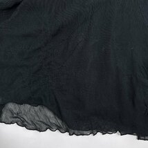 L'EQUIPE YOSHIE INABA レキップ ヨシエイナバ レースフレアスカート サイズ 9 /ビギ/黒 ブラック_画像4