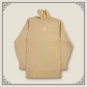 PIASPORTS Piasports high‐necked wool knitted sweater size 3/ ivory men's Leica 