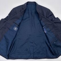 J.PRESS ジェイプレス イングランド製生地 DORMEUIL 段返り3B テーラードジャケット ブレザー ストライプ C96-W90-T170 B5/オンワード樫_画像5