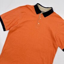 L.L.Bean エルエルビーン 半袖 ポロシャツ Mサイズ /オレンジ/メンズ/アウトドア/古着/ビッグサイズ_画像2