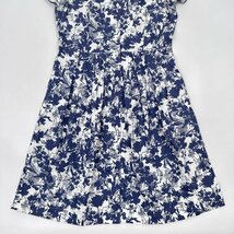 BROOKS BROTHERS ブルックスブラザーズ 346 ボタニカル 花柄 半袖 スキッパー シャツワンピース 2 /レディース/ドレス_画像5