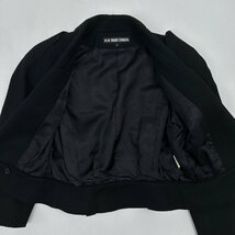 49 AV JUNKO SHIMADA ジュンコシマダ デザイン ウールジャケット ベルト付き サイズ 9 /ブラック レディース 日本製_画像8