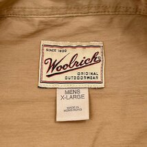 90s Woolrich ウールリッチ 半袖 ハンティング シャツ ワークシャツ XL/キャメル/メンズ/アメカジ/古着/ビッグサイズ/ビンテージ_画像5