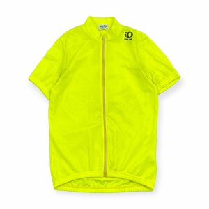 PEARL IZUMI パールイズミ フルジップ 半袖 ジャケット サイクルウェア 自転車 ロードバイク M/蛍光 イエロー