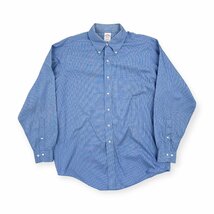 Brooks Brothers ブルックスブラザーズ チェック柄 ノンアイロン ボタンダウン BD 長袖 コットン シャツ 16(1/2)-4/5/ドレスシャツ_画像1