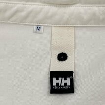 HELLY HANSEN ヘリーハンセン グランパシャツ スリーピングシャツ ミリタリー プルオーバー M/ 白 ホワイト ゴールドウイン 男女でも_画像5