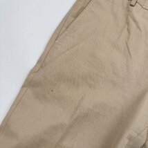 イタリア製◆ PAL ZILERI パルジレリ コットン センタープレス スラックス パンツ ボトムス サイズ46 /ベージュ/メンズ/裾ダブル_画像6