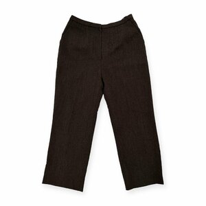 Leilian Leilian slacks pants bottoms lining attaching thin size 11/ lady's / Brown made in Japan 
