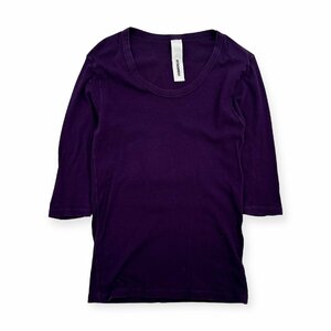 ATTACHMENT Attachment 7 part height T-shirt cut and sewn size 1/ purple purple made in Japan 