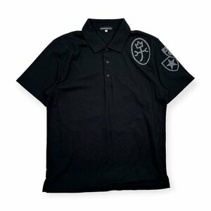 CASTELBAJAC Castelbajac polo-shirt with short sleeves size 48/ black / black made in Japan 