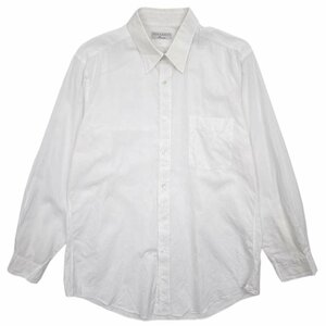 NINA RICCI ニナリッチ ロゴ総柄入り 長袖 ワイシャツ サイズ 41-83 / 白 ホワイト メンズ 紳士 訳アリ