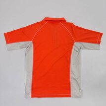 ◆NIKE GOLF ナイキ ゴルフ ロゴ刺繍 ドライ 半袖 ポロシャツ サイズ S/メンズ/スポーツ/オレンジ_画像5
