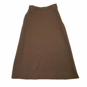 PINK HOUSE Pink House wool flair skirt pocket lady's / Brown beige group 