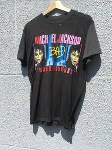 michel jackson bad tour 1988 vintage USA made 野村訓市 80s Janet 2pac travis scott drake Supreme