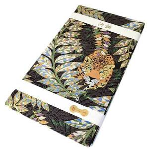 京都 西陣織 高級 正絹 袋帯 仕立て上がり レオパード 新品 ONLY fu-1613