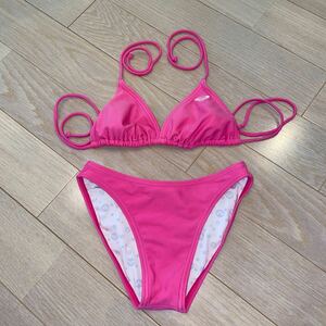 [ free shipping ] Roxy (ROXY) pink bikini swimsuit size S