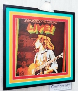 ボブ・マーリー/One Love/レゲエ・アルバムアート ポスター/Bob Marley & the Wailers/Bob Marley/ラスタカラー/Reggae/Rasta/ジャマイカ