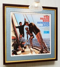 ザ・ビーチ・ボーイズ/LPジャケット・ポスター額装品/The Beach Boys/Summer Days/ブライアン・ウィルソン/サーフィン/ポップなインテリア_画像6