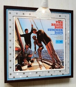 ザ・ビーチ・ボーイズ/LPジャケット・ポスター額装品/The Beach Boys/Summer Days/ブライアン・ウィルソン/サーフィン/ポップなインテリア