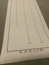 ■H.F■ 下敷 半切 罫入 45×150cm 厚さ2.7mm Nフェルト 書道 中古 文房四宝 書道用品 毛氈 [橋]_画像6