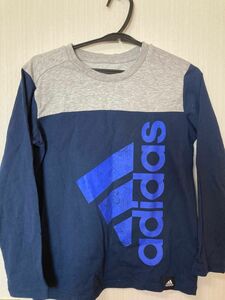 【adidas】長袖Tシャツ ロンT 130cm