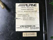 の８　ALPINE アルパイン 　パワーアンプ 　 3513S_画像7