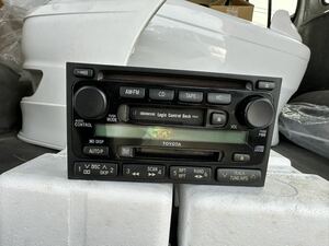 《1000円売切り 希少 当時物》トヨタ 純正オーディオ CD MD カセットテープ JZX100 チェイサー マ－ク2 86120-2A390 FH-9086ZT JDM TOYOTA 