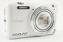 ★元箱付き極上品★ニコン Nikon COOLPIX S6600 ホワイト コンパクトデジタルカメラ L3400#2970_画像4