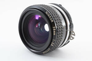 ★極上品★ニコン Nikon Ai NIKKOR 28mm F2.8 単焦点レンズ L250#3009