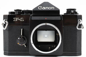 ★外観美品★キヤノン Canon F-1 後期型 ブラック ボディ フィルムカメラ L2200#3102