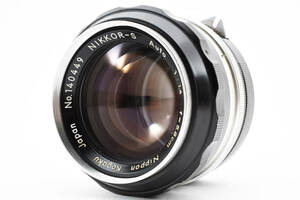 ★外観美品★ニコン NIKON NIKKOR-S Auto 5.8cm 58ｍｍ F1.4 PAT.PEND 刻印あり L1100#3104