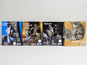 066Z458★【中古 美品】S.H.Figuarts ウルトラマンゼット オリジナル/デルタライズクロー/トリガーダーク/キングジョー 4点セット