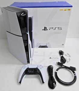 059Z536★【中古/動作品】 PlayStation5 PS5 本体 CFI-2000 【コントローラー・ケーブル付属】 ④ 新型 軽量化版