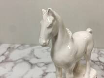 WHITE HORSE　ホワイトホース　SCOTCH WHISKY　スコッチウイスキー　陶器　置物　馬　レトロ　当時物　インテリア　オブジェ　　　A4_画像7