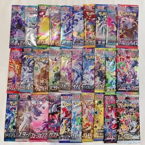 1 jpy start Pokemon Card Game 30 kind / unopened pack 