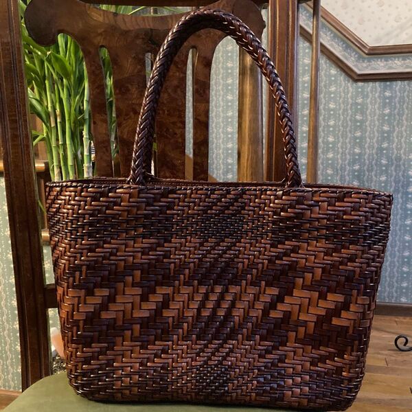 Yvonne Sharlet 牛革 トートバッグ レディースメッシュデザイン