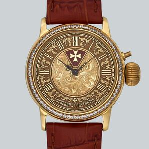 アンティーク Marriage watch VACHERON & CONSTANTIN 懐中時計をアレンジした 35mm のメンズ腕時計 半年保証 手巻き スケルトン