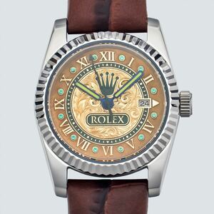 アンティーク Marriage watch ROLEX 懐中時計をアレンジした36 mmのUnisex 腕時計 半年保証 スケルトン