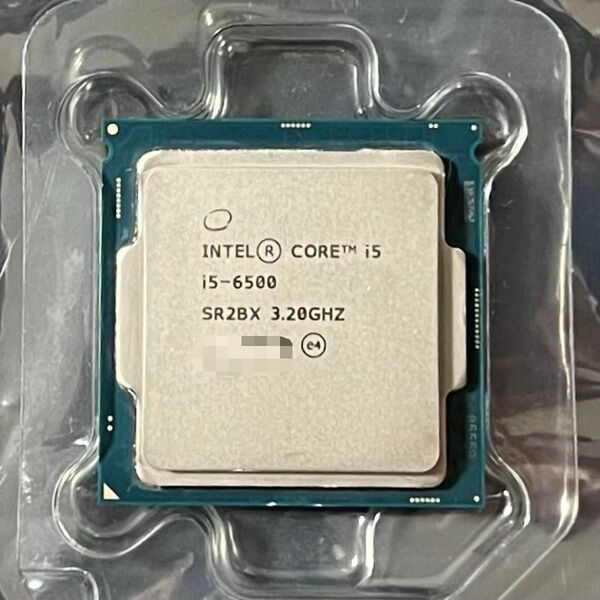 intel Core i5-6500 3.20GHz (4コア/4スレッド) SkyLake (6世代)【中古扱い】