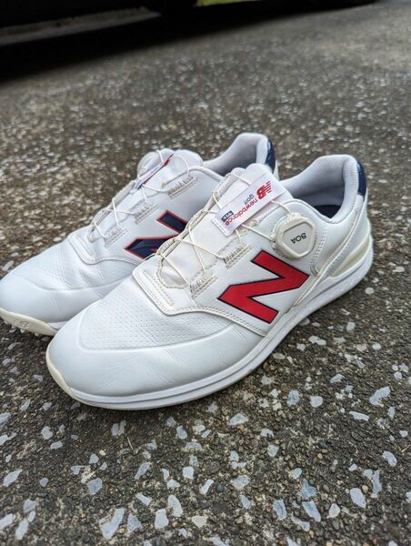 New Balance　ゴルフシューズ　白