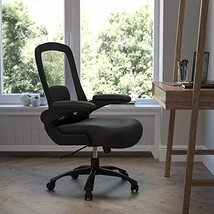 フラッシュファニチャー(Flash Furniture) ヘラクレスシリーズ ビッグ&トール エグゼクティブ オフィスチェア ブラ 重量制限227kg_画像4