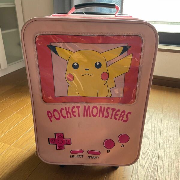 ポケットモンスター　ピカチュウの旅行キャリーバック 