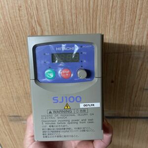 hitachi インバータ　日立　sj100 007lfr 0.75kw 200v 実働外し　送料無料