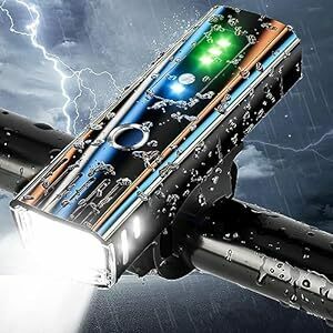 自転車 ライト【第2世代最新の強化版】自転車 ヘッドライト 大容量2600mAh Type-C充電 LEDヘッドライト高輝度150